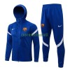 FC Barcelone Veste à Capuche 22-23 Bleue Pour Homme